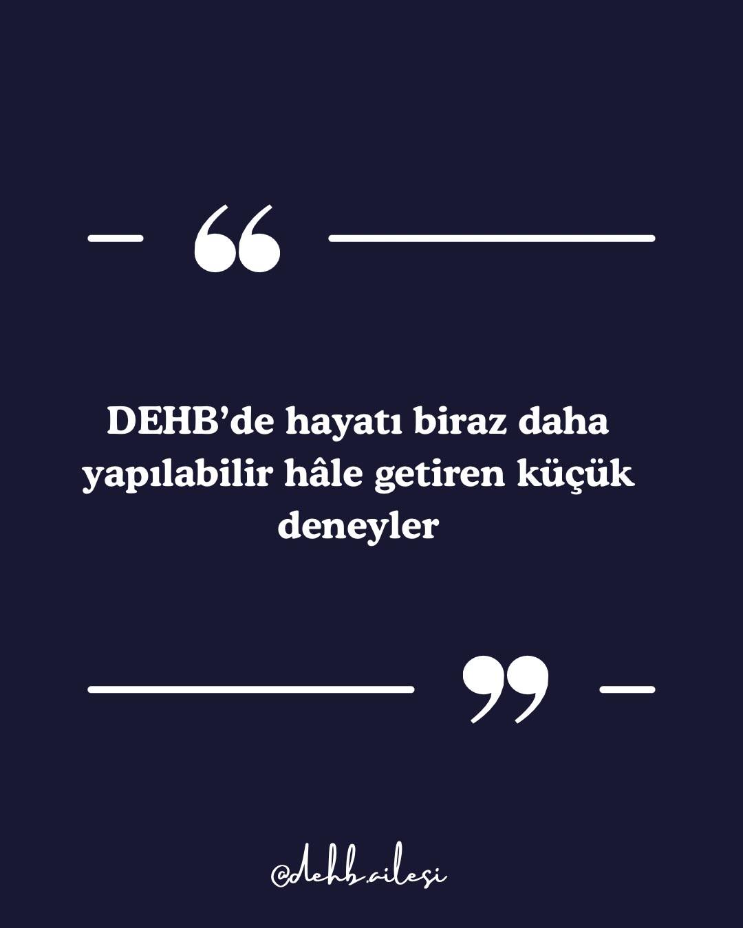 DEHB’de bazen sorun ne yapacağınızı bilmemek değil; yapılacak şeyin zihinde bir anda fazla büyümesi.…